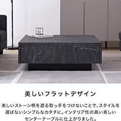 12-18 大理石風 センターテーブル【引取限定・現状渡し】カグマニア