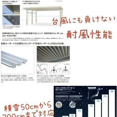 春の先行予約キャンペーン中！カーポート売ります！施工します！（道央 