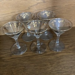 SASAKI  GLASS   WAREカクテルグラス5客