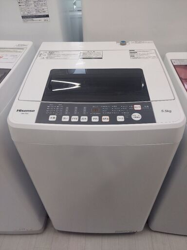 Hisense  全自動洗濯機5.5kg  HW-T55C  2019年製