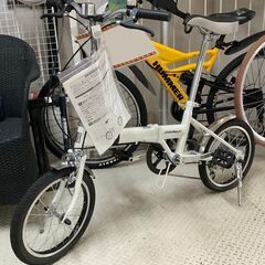 【未使用品】折りたたみ自転車 CHEVROLET 16インチ 変速あり ホワイト 取扱説明書付【ユーズドユーズ名古屋天白店】J2610
