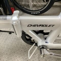 【未使用品】折りたたみ自転車 CHEVROLET 16インチ 変速あり ホワイト 取扱説明書付【ユーズドユーズ名古屋天白店】J2610