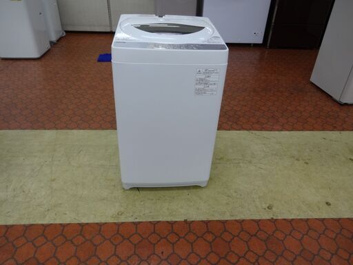 ID 353633　洗濯機5K　東芝　２０１９年製　AW-5G6（W)