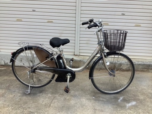 103 ヤマハ新機種電動アシスト自転車pas26インチ ウスブラウンアルミボディー