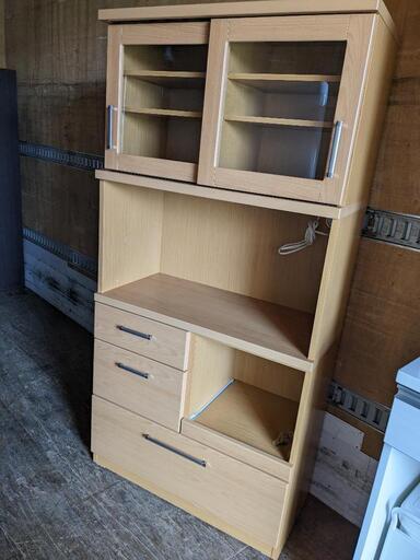市内配送無料！ マルミツ ニトリ キッチンボード バンダ 90SKB-10LBR ...