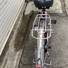 108 パナソニック新機種電動アシスト自転車viviDX26インチピンクボディー