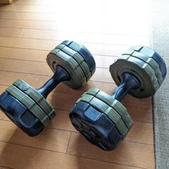 ダンベル10kg × 2 夏