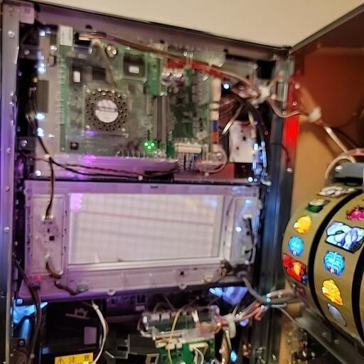 送料込　パチスロ　実機　オーイズミ S オーバーロード YX　家庭用電源 パチスロ実機 オーイズミ SパチスロオーバーロードYX OVER‐SLOT