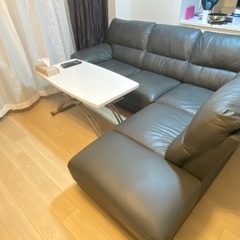 L字ソファ(皮)