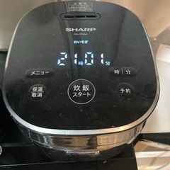 炊飯器　シャープ製　0.54L 2018年製