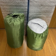 寝袋　2セット　マットも