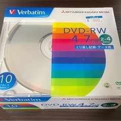未使用 データ用 DVD-RW 10枚パック