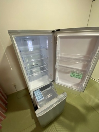 冷蔵庫　超美品　傷無し　三菱　2ドア　購入2020年