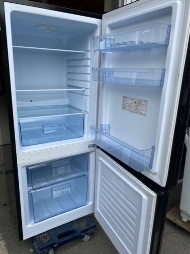 北九州市内配送無料　保証付き　2ドア冷蔵庫 アズマ MR-GL170 2019年製 ブラック 一人暮らし 単身用 高年式 おまかせセレクト