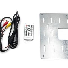 12.1インチ フリップダウンモニター LEDバックライト 車載用 液晶モニター HDMI RCA microSD USB 動画再生 7色LED 高画質