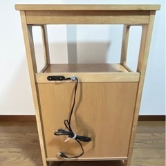 ###直接引き取り限定### カリモク（karimoku） 電話台 マイルドオーク色