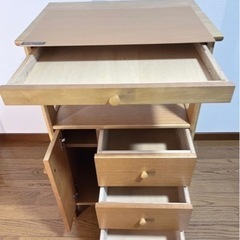 ###直接引き取り限定### カリモク（karimoku） 電話台 マイルドオーク色