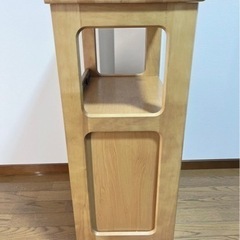 ###直接引き取り限定### カリモク（karimoku） 電話台 マイルドオーク色