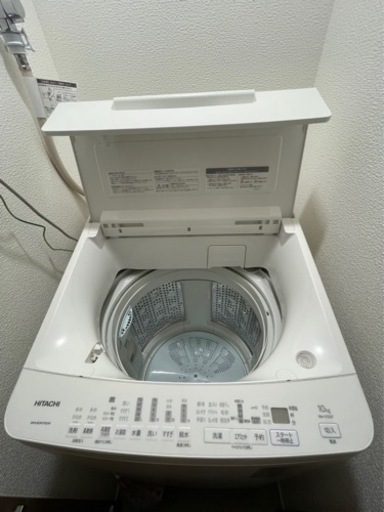 日立洗濯機　洗剤自動投入　ビートウォッシュBW-X100F