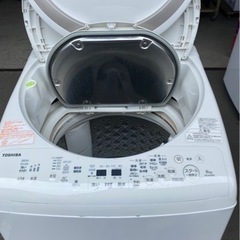 福岡市内配送設置無料 東芝 TOSHIBA AW- 8V5(W) [たて型洗濯乾燥