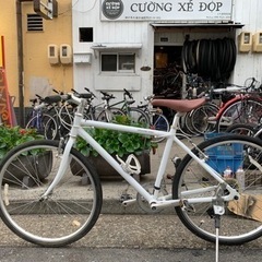 💯💯　クロスバイク　ＷＥＥＤＥＮＤＢＩＫＥ　フレーム　アルミ　２４インチ　7変速　シマノ　美品　配達可能