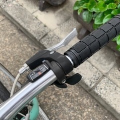 👉👉　クロスバイク　ＷＥＥＤＥＮＤＢＩＫＥ　フレーム　アルミ　7変速　２４インチ　青　配達可能