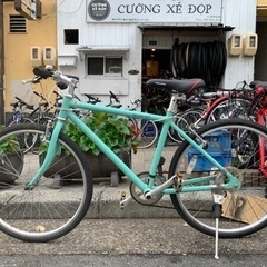 👉👉　クロスバイク　ＷＥＥＤＥＮＤＢＩＫＥ　フレーム　アルミ　7変速　２４インチ　青　配達可能