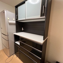 ニトリ 食器棚 カップボード ポスティア幅120