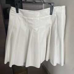 ⭐️6月限定⭐️白レザーミニスカート