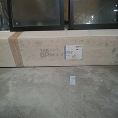 サッシ窓 間口一間半 高さ1700 ペアガラス網戸二枚付