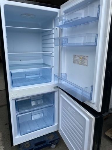 (購入者決めました)配送可能　170L 2ドア冷蔵庫 アズマ MR-GL170 2019年製 ブラック 一人暮らし 単身用 高年式 おまかせセレクト
