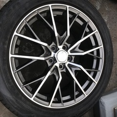 売約済　タイヤまだまだ使用可。　値下済　レクサス純正オプションGS-F風ホイール　商品説明必ず読んで下さい。