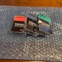 【ネット決済・配送可】テプラテープ　12mm（赤、青、緑） 