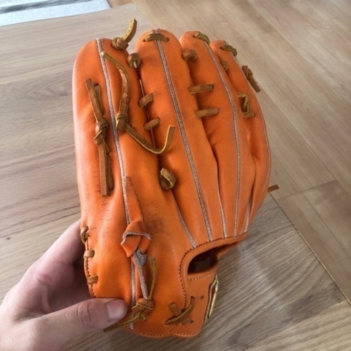 Wilson 硬式グローブ 内野手右投げ用 Eオレンジ Wilson 硬式グローブ