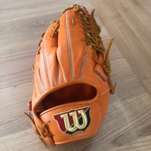 Wilson グローブ・ミット STAFF DUAL 外野手用DU型 硬式野球グローブ 右投げ用 Eオレンジ