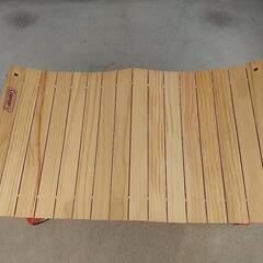 Coleman アウトドアワゴン メッシュ ＋ アウトドアワゴンウッドロールテーブル