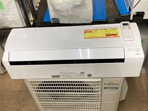 K04277　富士通　中古エアコン　主に10畳用　冷房能力　2.8KW ／ 暖房能力　3.6KW
