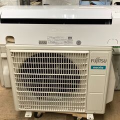 K04278　富士通　中古エアコン　主に6畳用　冷房能力　2.2KW ／ 暖房能力　2.2KW