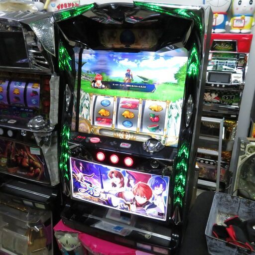パチスロ実機 イースⅠ＆Ⅱ Ys コイン不用機 ドアキー・設定キー付き スロット機 |江別市のリサイクルショップドロップ