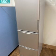 I320 ? 左右どっちもドア！ SHARP 冷蔵庫 (350L) ⭐ 動作確認済 