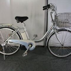 整備済＞ブリヂストン・アシスタ・24インチ・電動アシスト自転車・シルバー