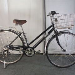 C843★限定特価★ 中古自転車 【27インチ　マルイシ　フォーメーション　　黒　6段　LEDオートライト 】 C843☆限定特価☆ 中古自転車 【27インチ マルイシ フォーメーション