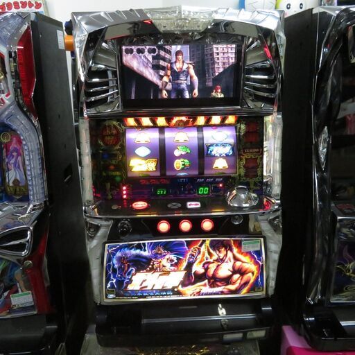 【商談中】パチスロ実機 北斗の拳 世紀末救世主伝説 コイン不用機 ドアキー付き スロット機 説明必読!!|江別市のリサイクルショップドロップ
