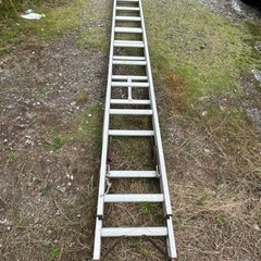 ２段スライド梯子