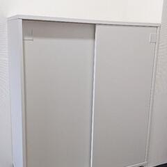 【IKEA】靴箱ホワイト(組み立て式)※アパート玄関向き