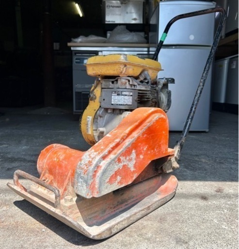 お引取り限定 動作品 プレートランマー 転圧機 ロビンエンジン/EY15D