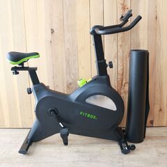 183)【美品】FITBOX LITE 第3世代 フィットネスバイク FBX-001B_01 エアロバイク スピンバイク 負荷8段階 フィットボックス ダイエット