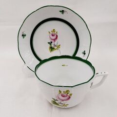 ★ジモティー割引有★ Herend ウィーンの薔薇 兼用カップ&ソーサー 1客 未使用品 