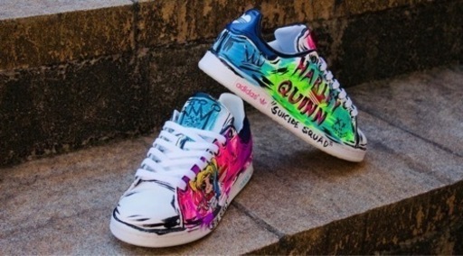 有名アーティストSancler作ADIDASスニーカー | altunmuhendislik.net