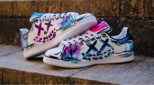 有名アーティストSancler作ADIDASスニーカー | ddpu.co.uk